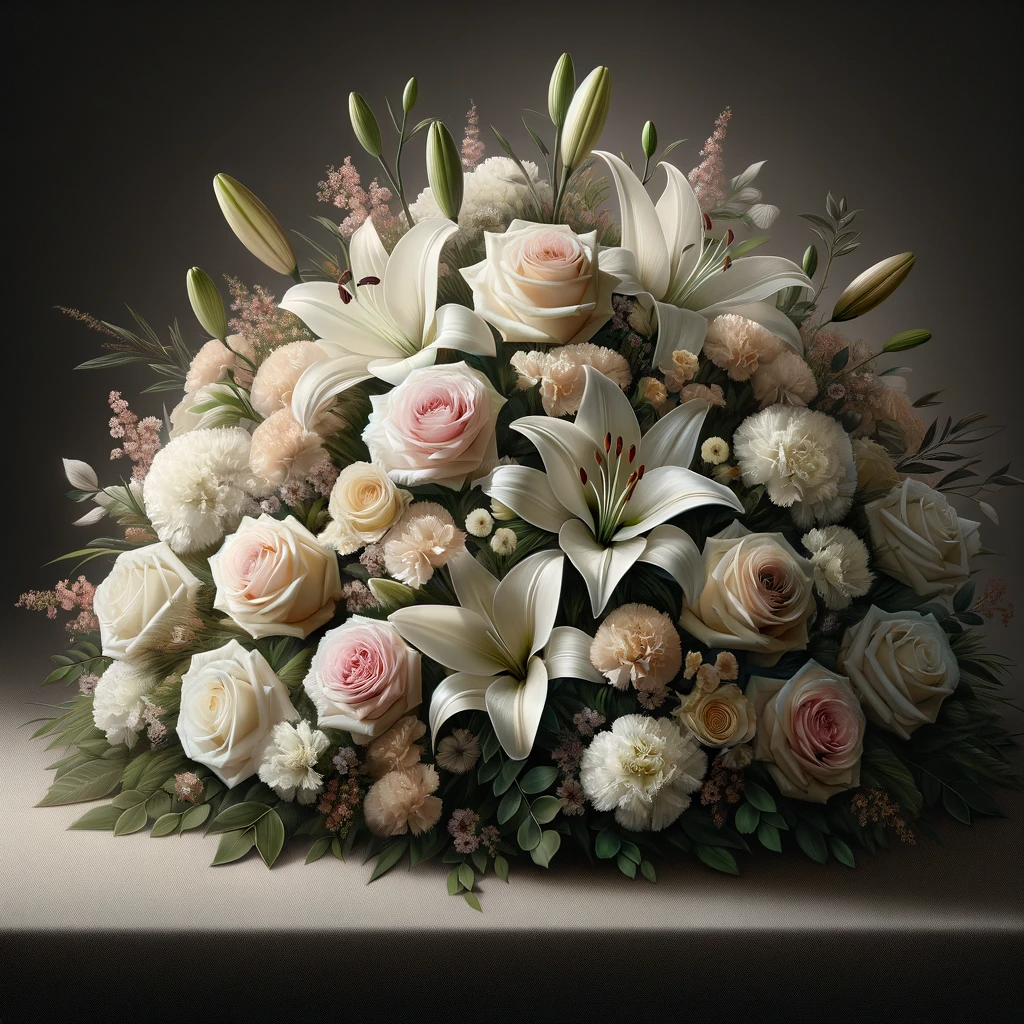 Envío de arreglos florales para funerales cerca de ti: tipos de arreglos florales